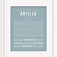 Ariella | Name Art Print