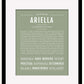 Ariella | Name Art Print