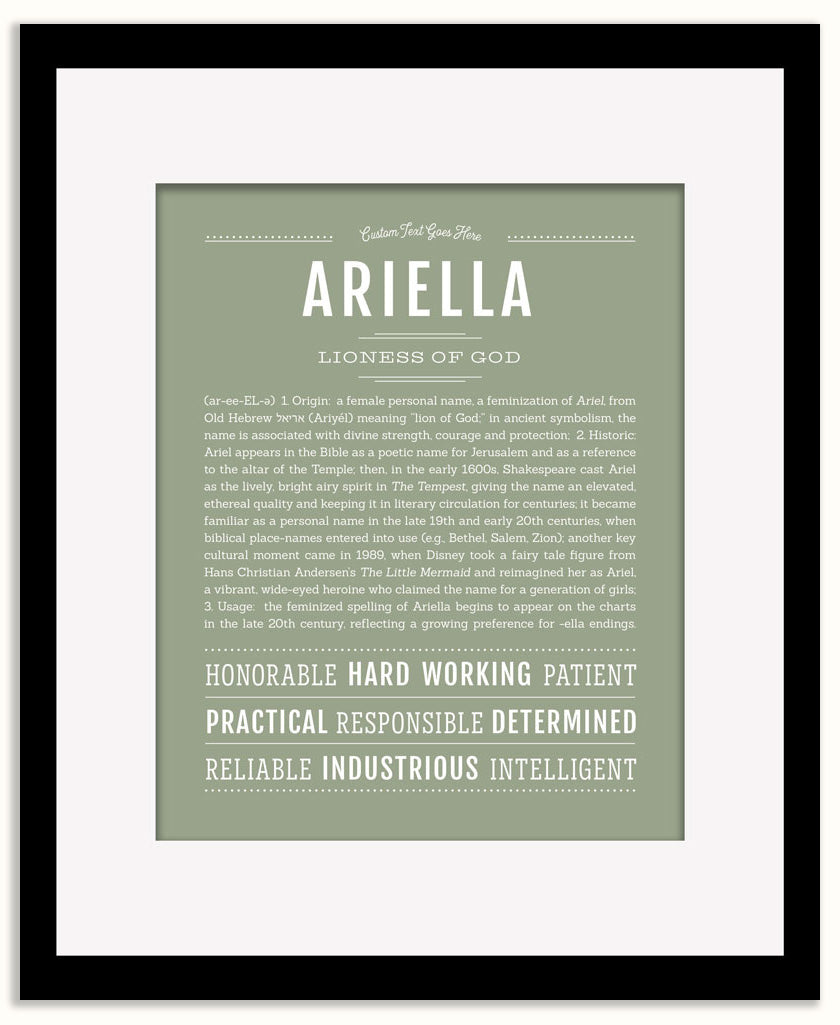 Ariella | Name Art Print