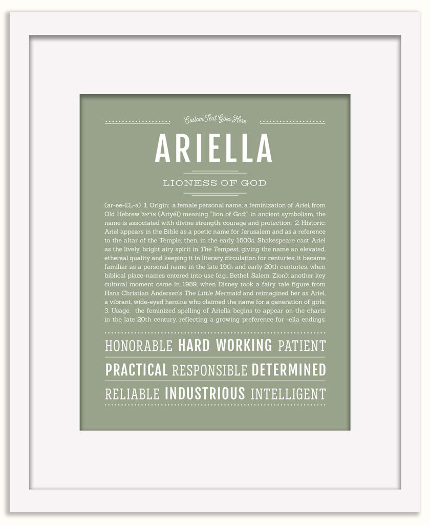 Ariella | Name Art Print