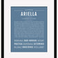 Ariella | Name Art Print
