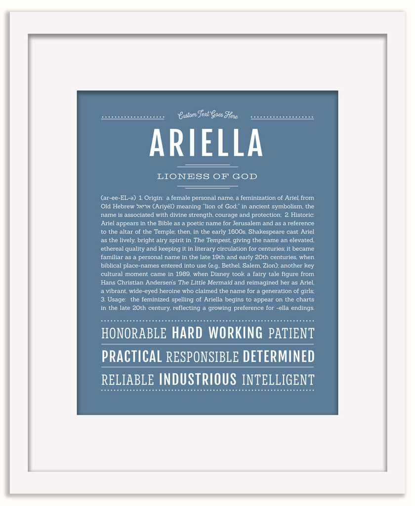 Ariella | Name Art Print