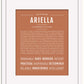 Ariella | Name Art Print