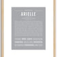 Arielle | Name Art Print