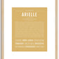 Arielle | Name Art Print