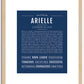 Arielle | Name Art Print