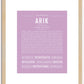 Arik | Name Art Print