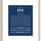 Arik | Name Art Print