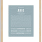 Arik | Name Art Print