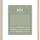 Arik | Name Art Print