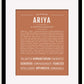 Frame Options | Terra Cotta | Black Frame, Matted