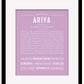 Frame Options | Lilac | Black Frame, Matted