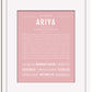 Frame Options | Dusty Rose | White Frame, Matted