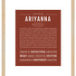 Ariyanna | Name Art Print