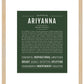 Ariyanna | Name Art Print