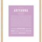 Ariyanna | Name Art Print