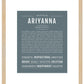 Ariyanna | Name Art Print