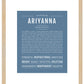 Ariyanna | Name Art Print