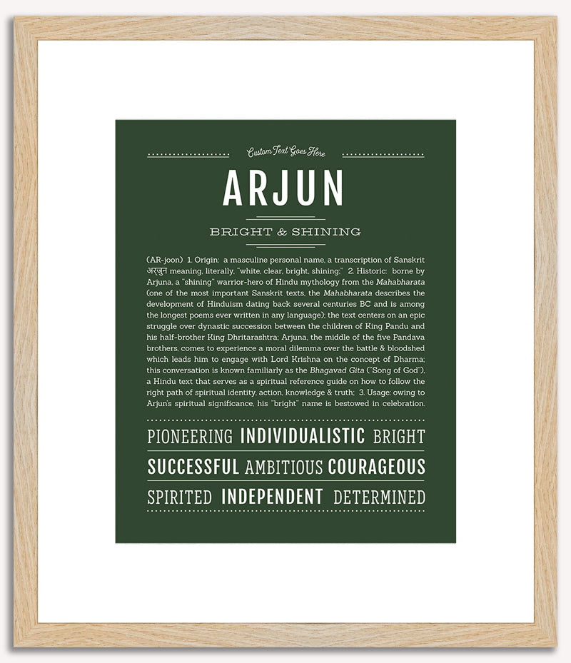 Arjun | Name Art Print