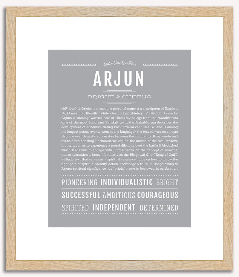 Arjun | Name Art Print