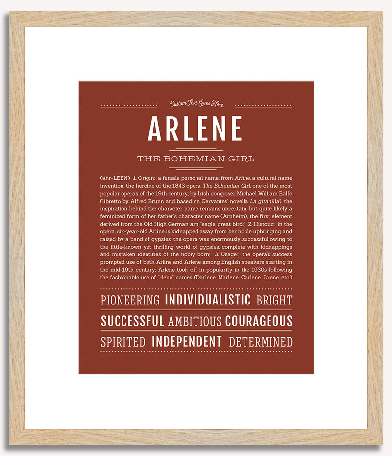 Arlene | Name Art Print