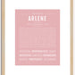 Arlene | Name Art Print