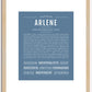 Arlene | Name Art Print