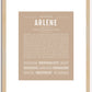 Arlene | Name Art Print