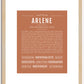 Arlene | Name Art Print