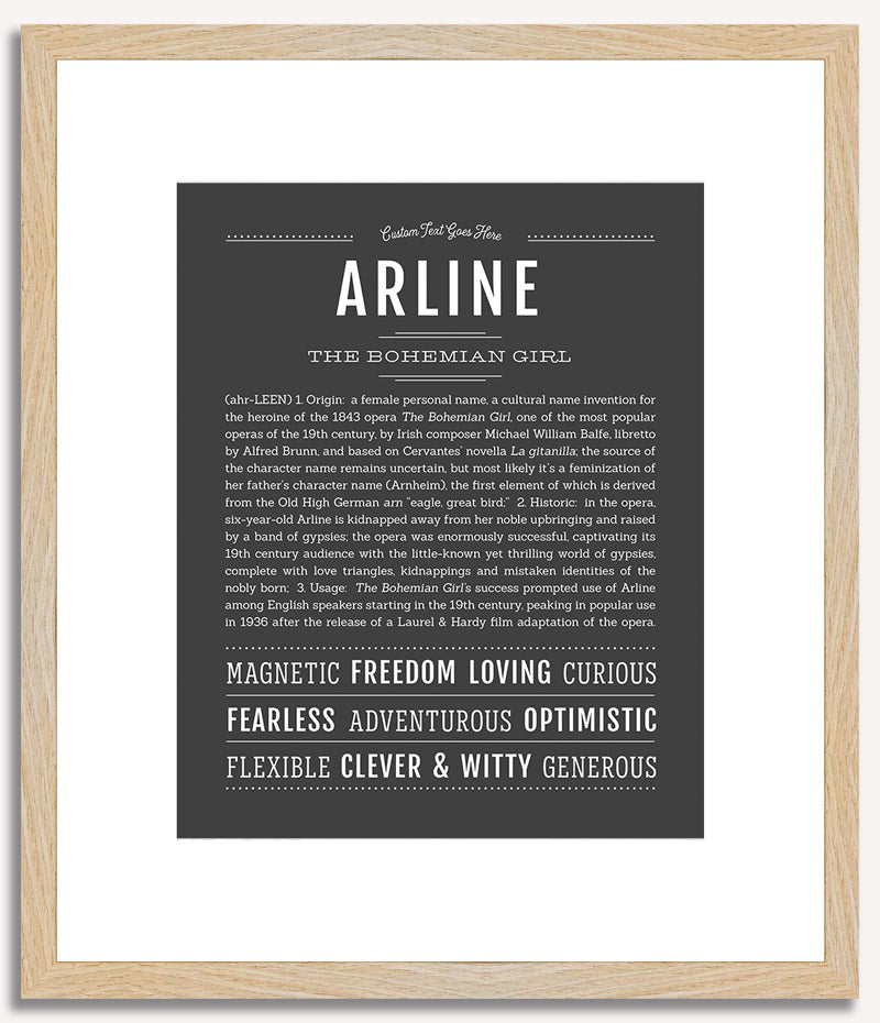 Arline | Name Art Print