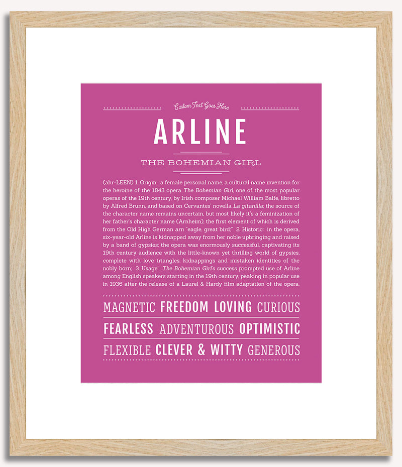 Arline | Name Art Print