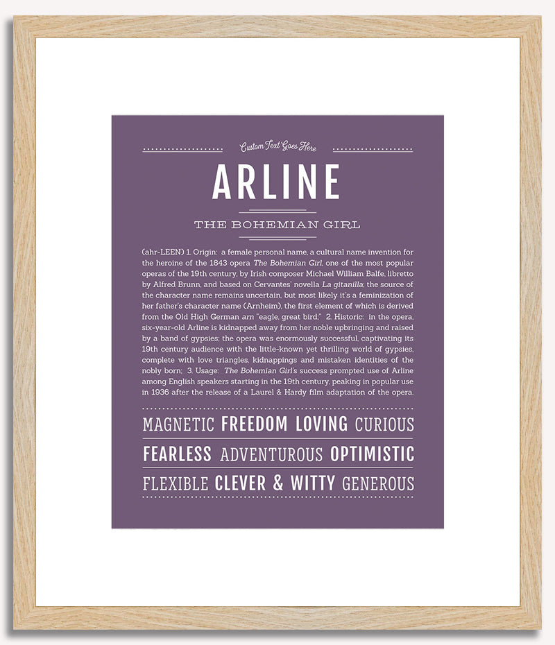 Arline | Name Art Print