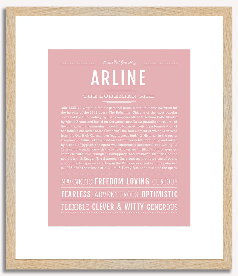 Arline | Name Art Print