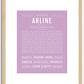 Arline | Name Art Print