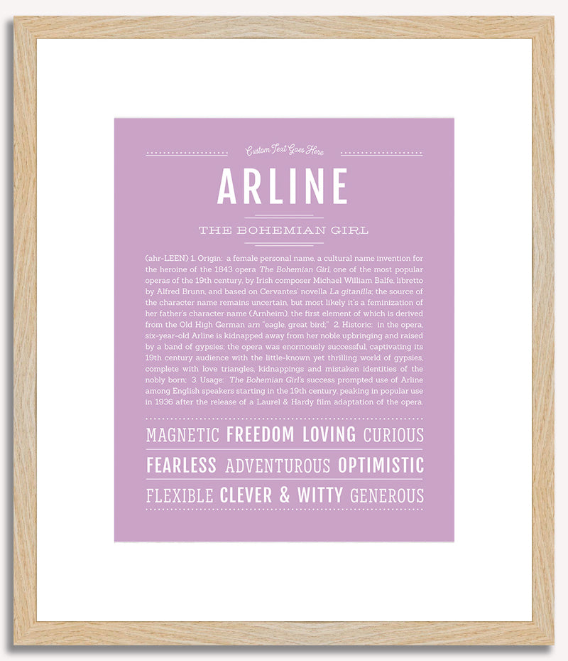 Arline | Name Art Print