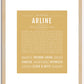 Arline | Name Art Print