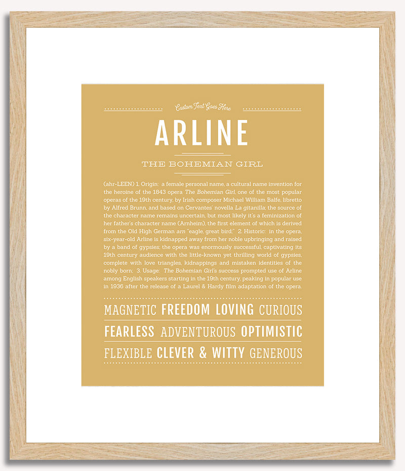 Arline | Name Art Print