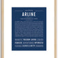 Arline | Name Art Print