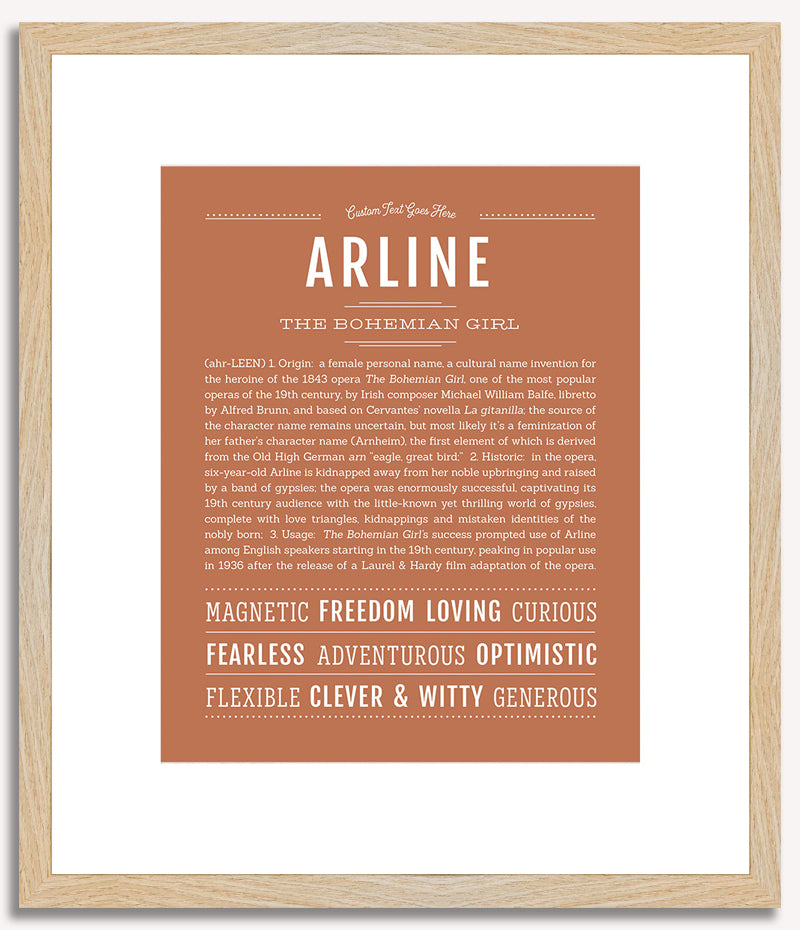 Arline | Name Art Print