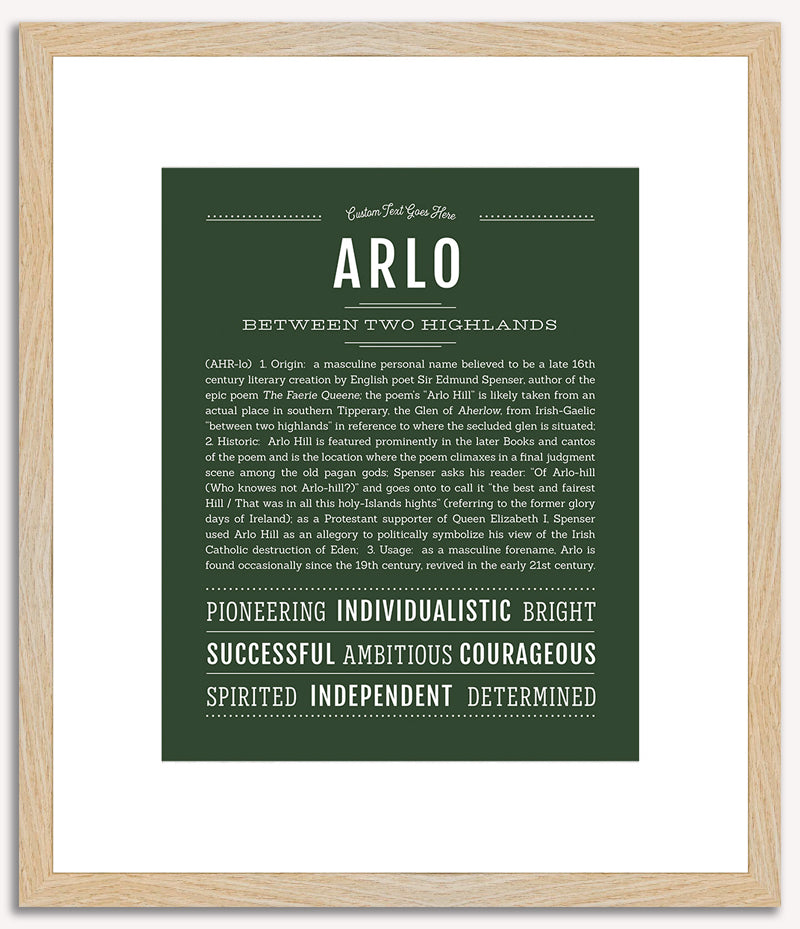 Arlo | Name Art Print