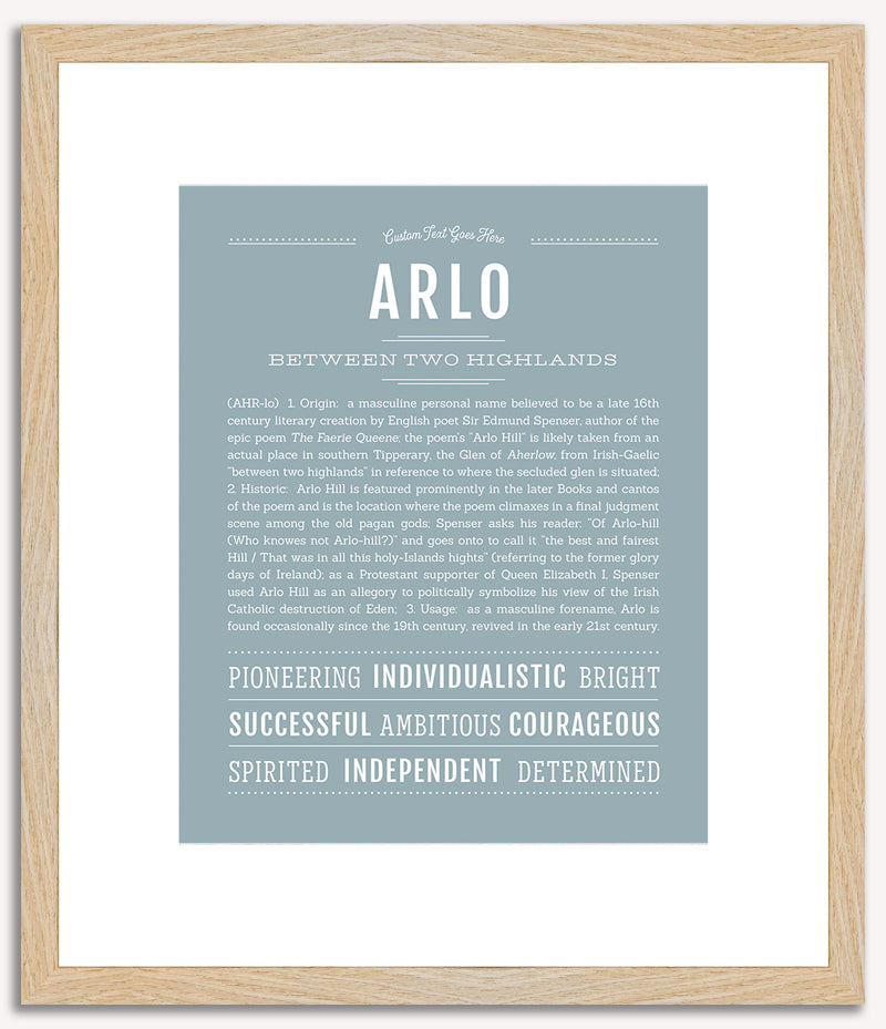 Arlo | Name Art Print