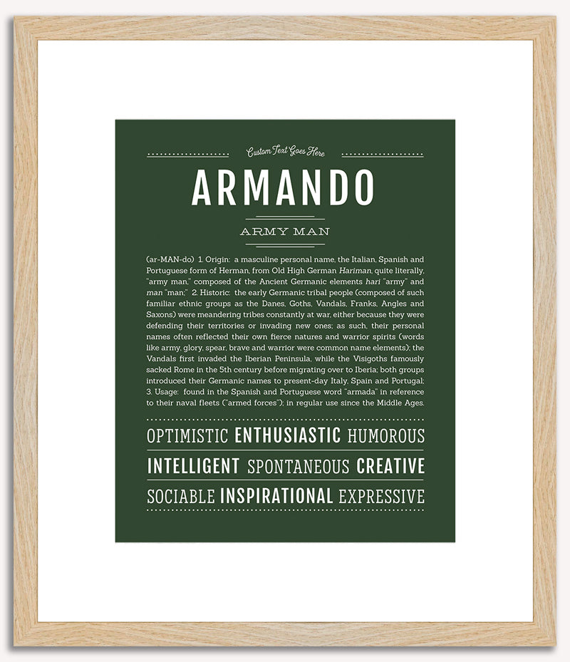 Armando | Name Art Print