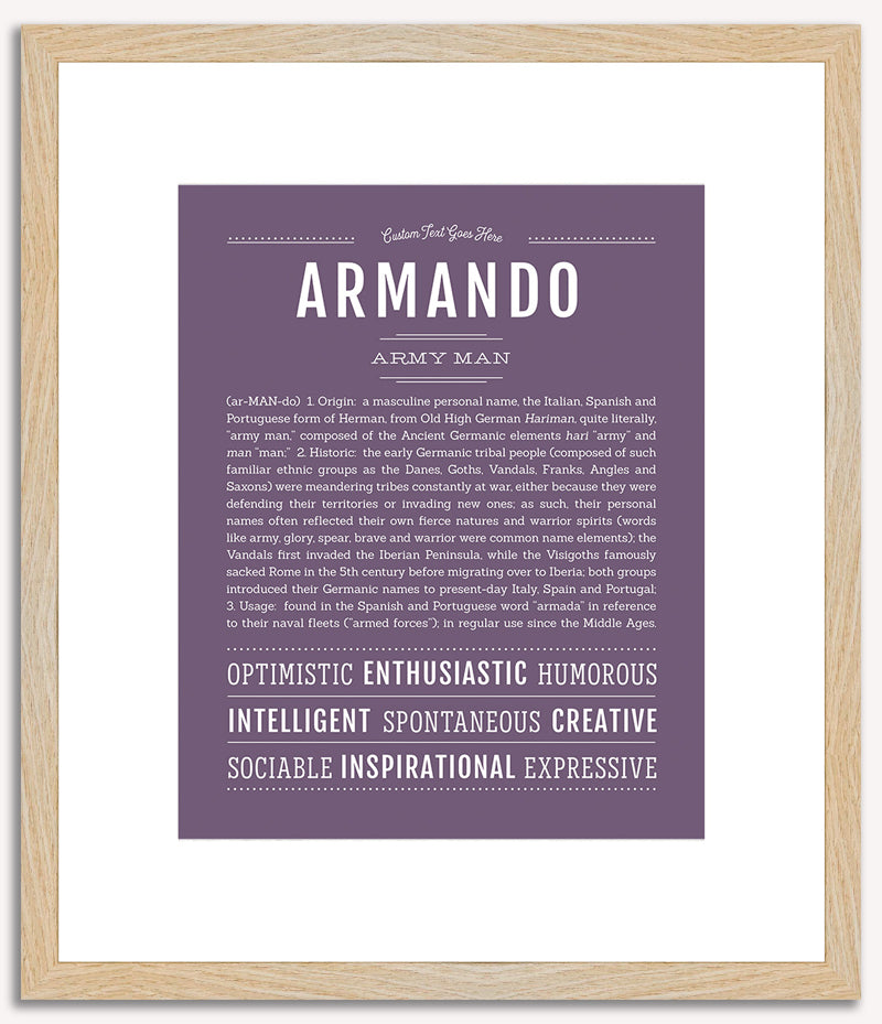 Armando | Name Art Print