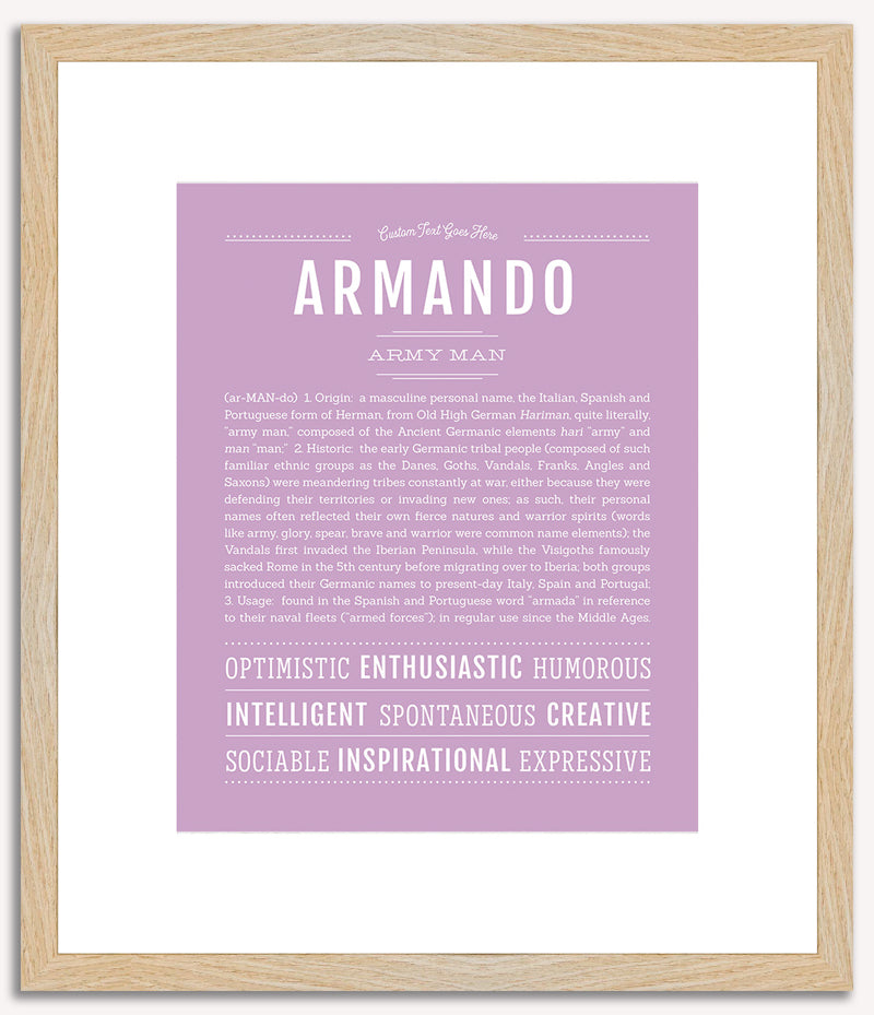 Armando | Name Art Print