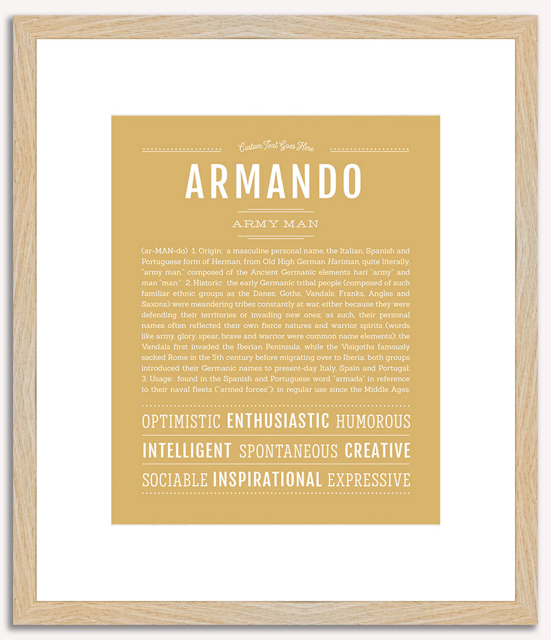 Armando | Name Art Print