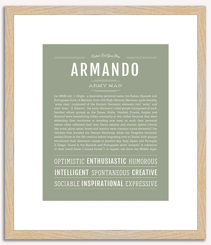 Armando | Name Art Print