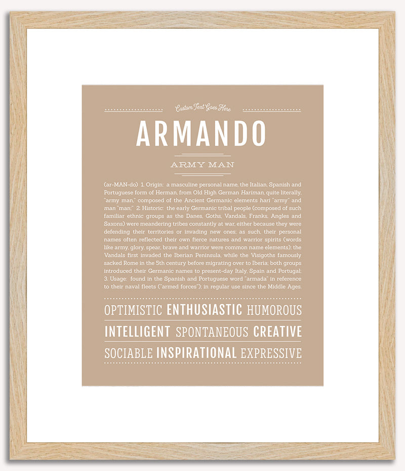 Armando | Name Art Print