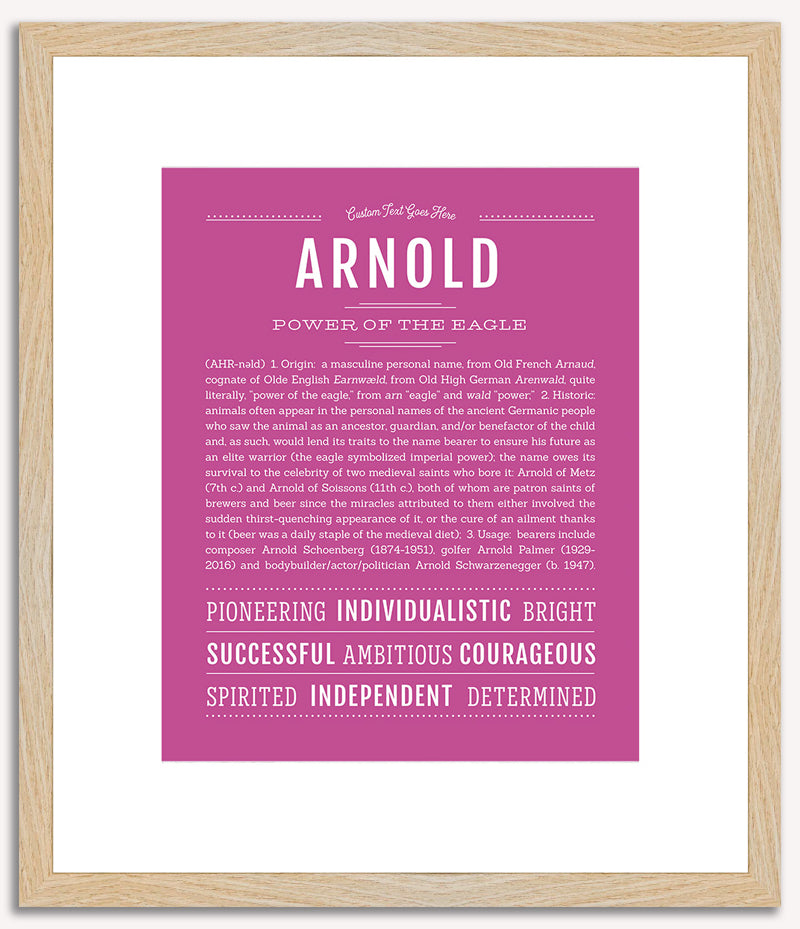 Arnold | Name Art Print