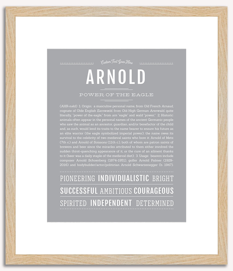 Arnold | Name Art Print