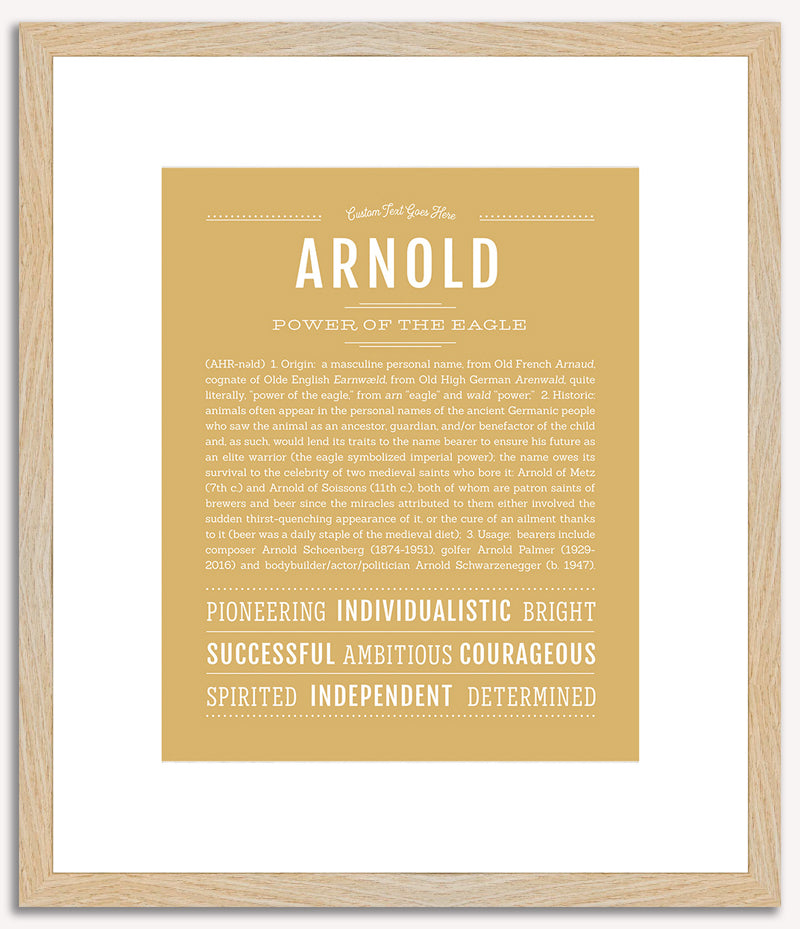 Arnold | Name Art Print